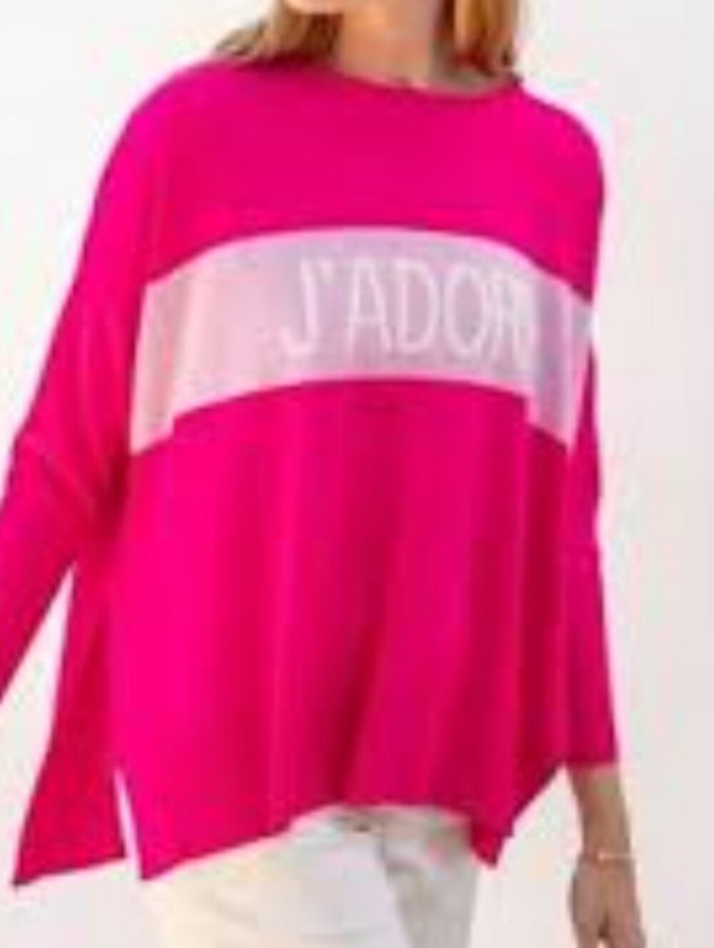 Mersea J'Adore Women's Crewneck Sweater - Hot Pink One Size